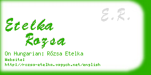 etelka rozsa business card